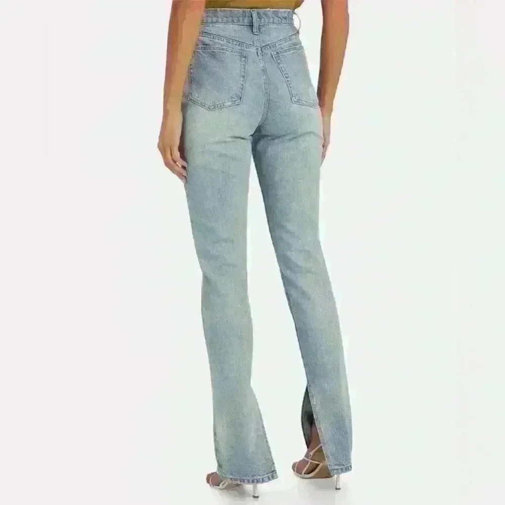 WEWOREWHAT Stiletto Slit Skinny Jeans sz 28 - Picture 12 of 12